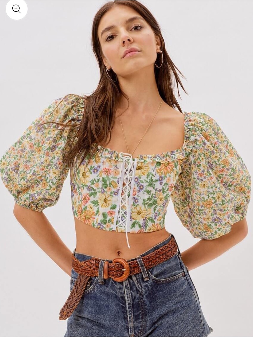 NWT For Love & Lemons Riley Top
